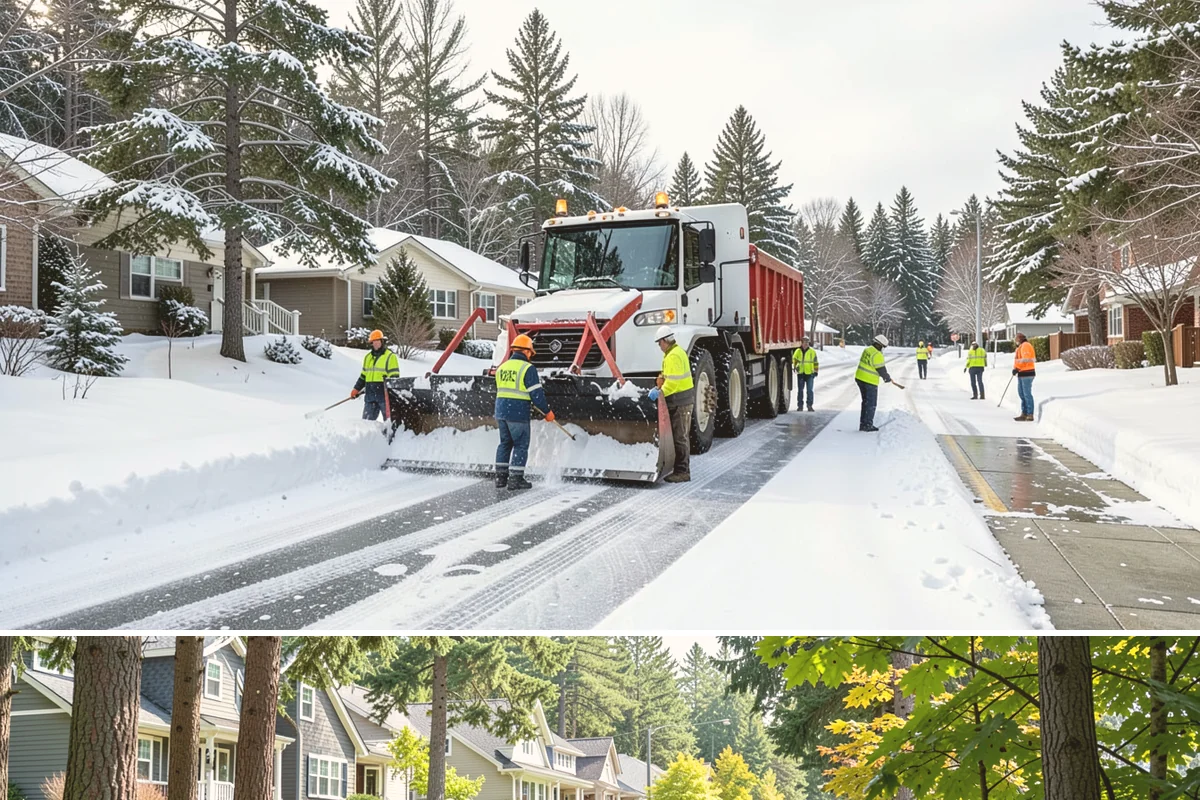 Condominium Deicing in Normandy Park, King County, WA - The program runs across the heart of winter, intensifying whenever a cold front stalls over the lowlands and drives repeated...