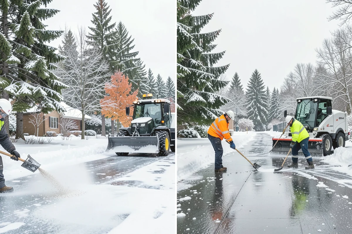 Condominium Deicing in Oak Harbor, Island County, WA - Identify main entrances, ramp thresholds, and shared walk segments