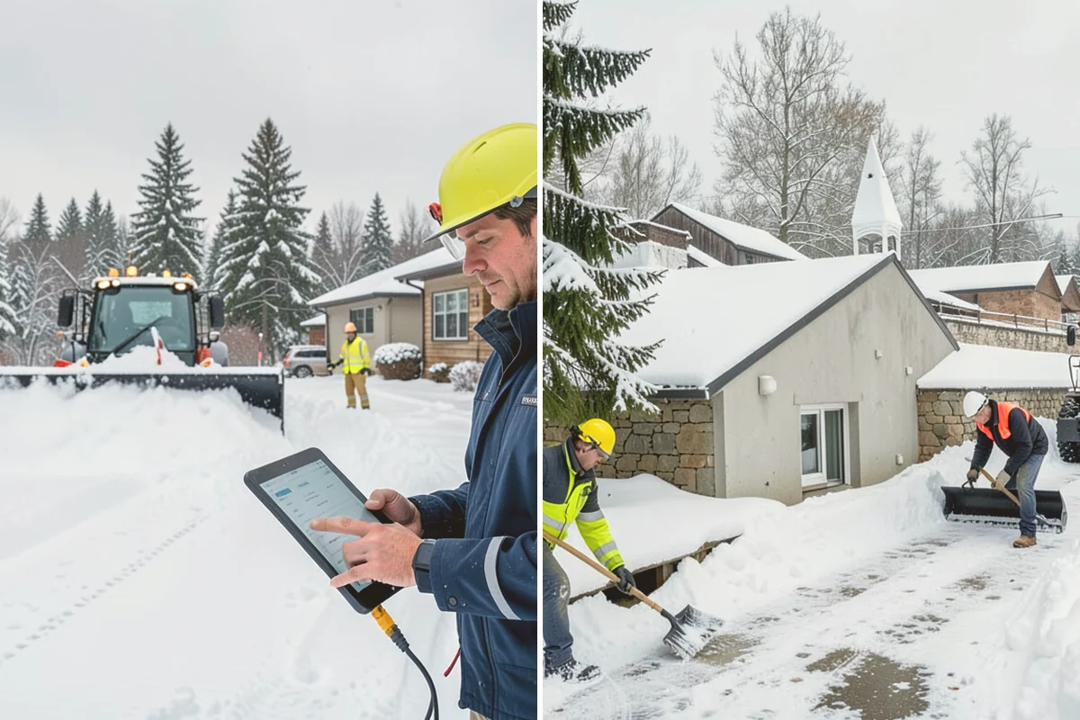 Condominium Deicing in Orting, Pierce County, WA - Identify main entrances, ramp thresholds, and shared walk segments