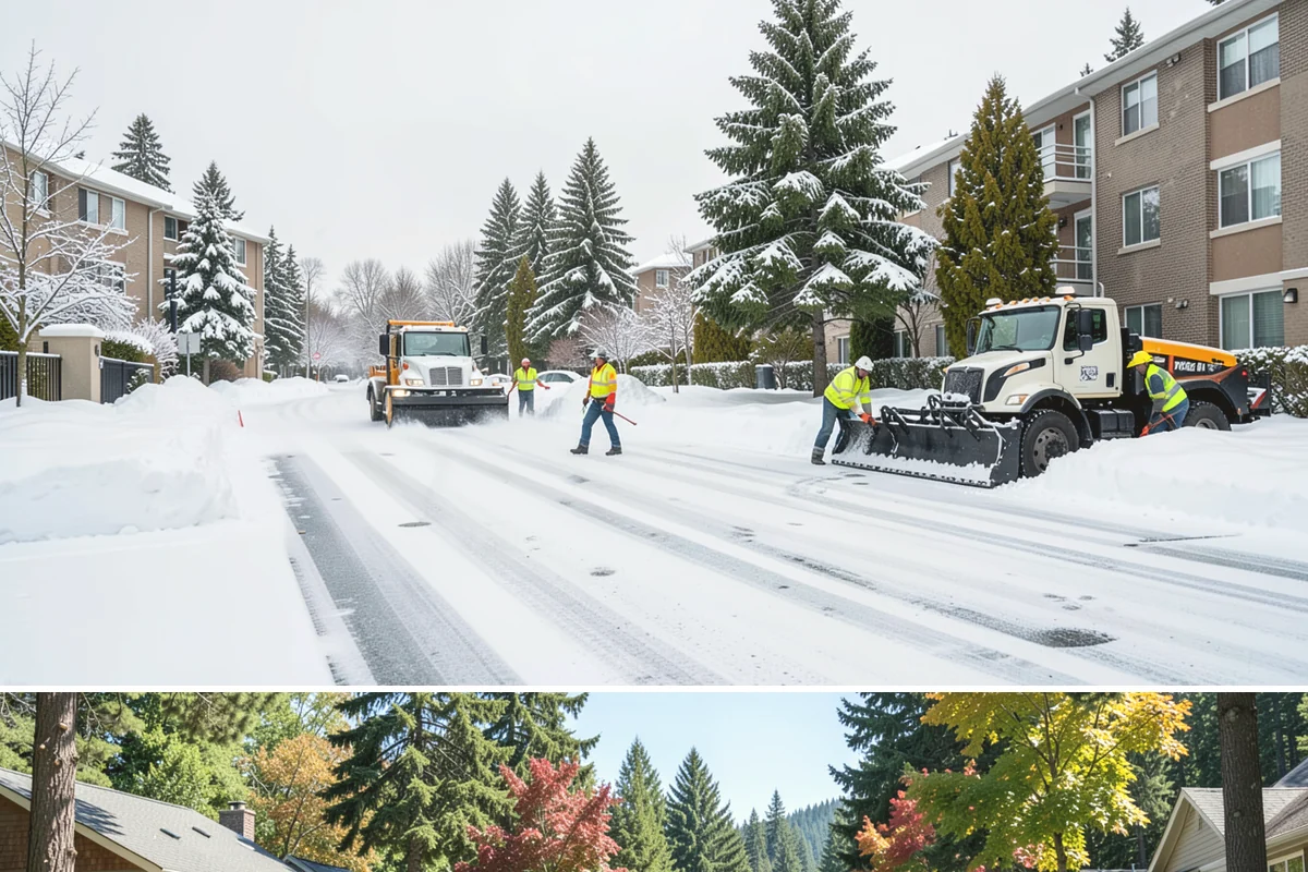 Condominium Deicing in Orting, Pierce County, WA - The program runs across the heart of winter, intensifying whenever a cold front stalls over the lowlands and drives repeated...