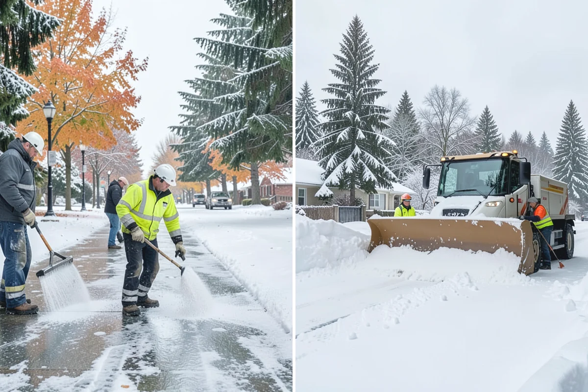 Condominium Deicing in Renton, King County, WA - Identify main entrances, ramp thresholds, and shared walk segments