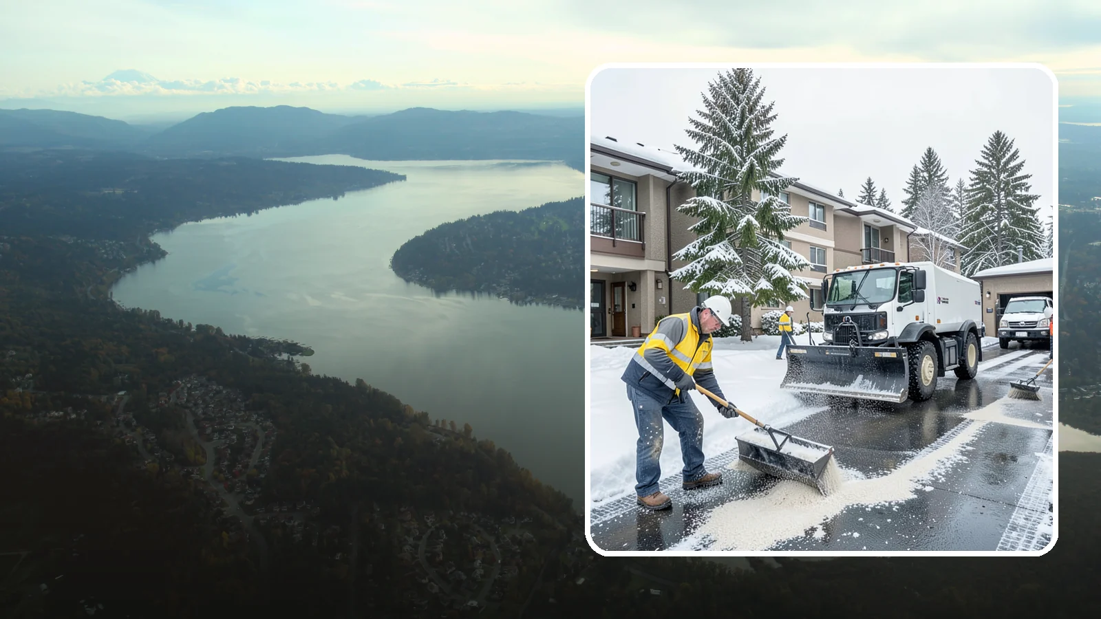 Condominium Deicing in Sammamish, King County, WA - Deicing built for condominium properties, focused on entry lobbies, garage ramps, and shared walks where owner and visitor...