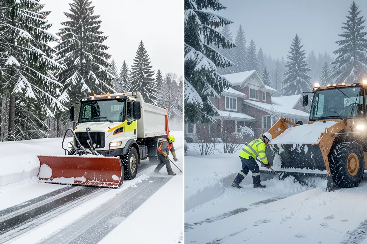 Condominium Deicing in Shoreline, King County, WA - Identify main entrances, ramp thresholds, and shared walk segments