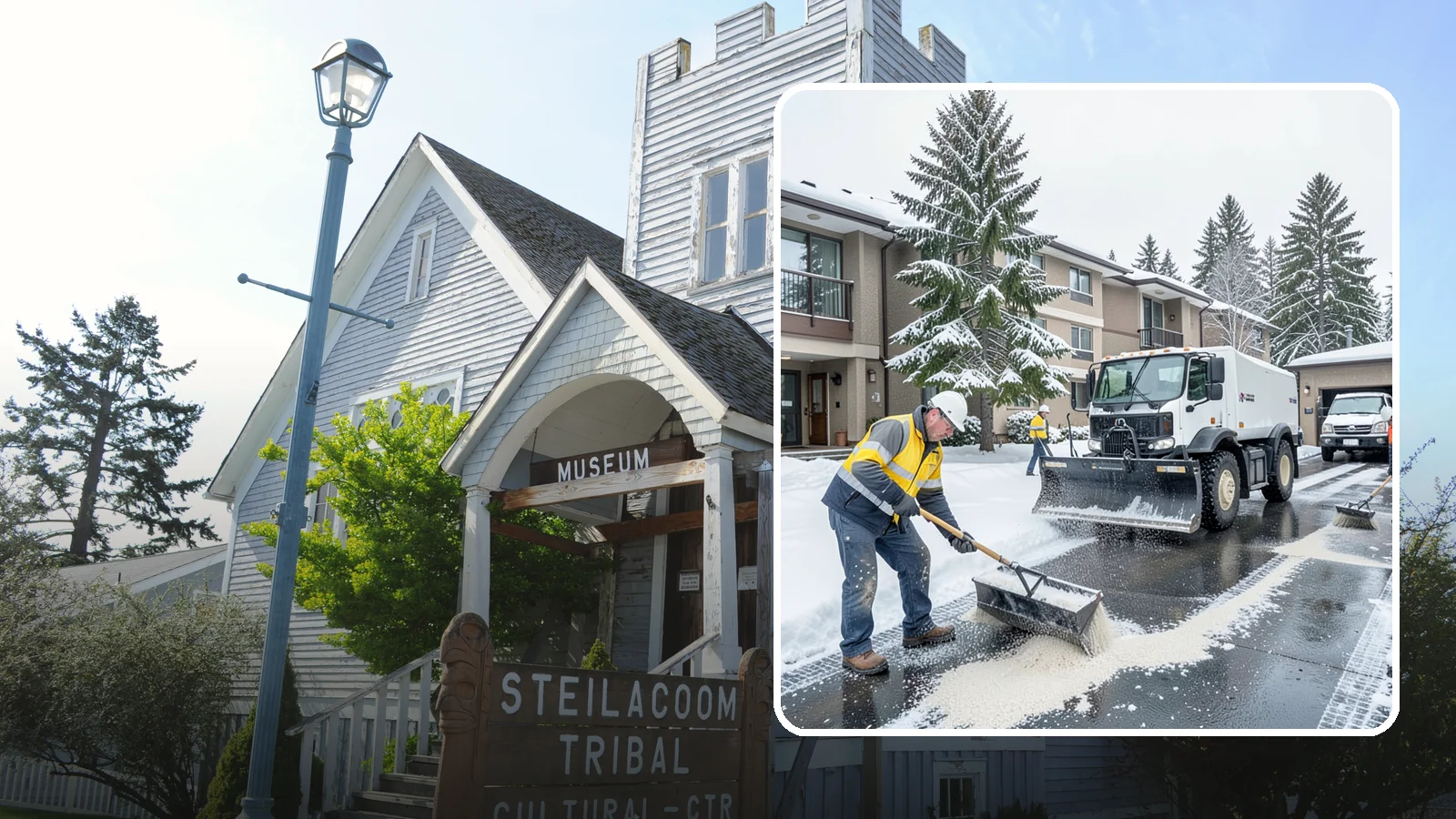 Condominium Deicing in Steilacoom, Pierce County, WA - Deicing built for condominium properties, focused on entry lobbies, garage ramps, and shared walks where owner and visitor...