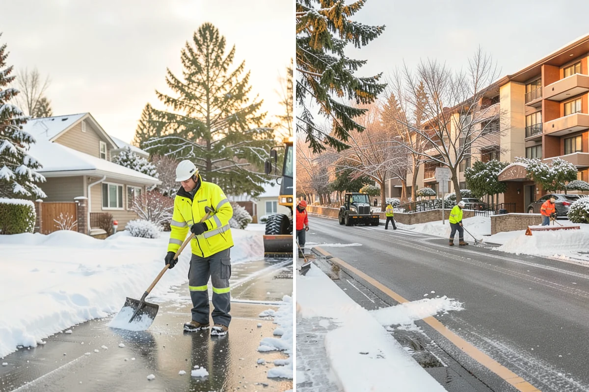 Condominium Deicing in Steilacoom, Pierce County, WA - Identify main entrances, ramp thresholds, and shared walk segments