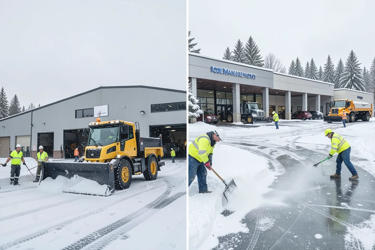 Condominium Deicing in Wilkeson, Pierce County, WA - Identify main entrances, ramp thresholds, and shared walk segments