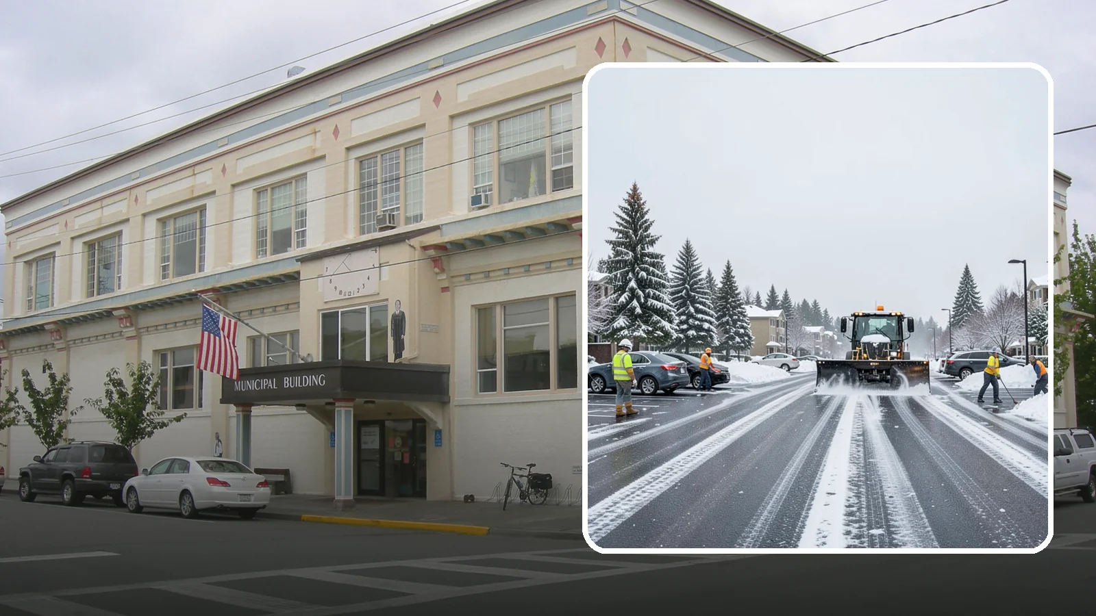 Condominium Parking Lot Snow Removal in Anacortes, Skagit County, WA - We keep condominium owner and guest lots clear so residents protect their own vehicles during Western Washington snow events.