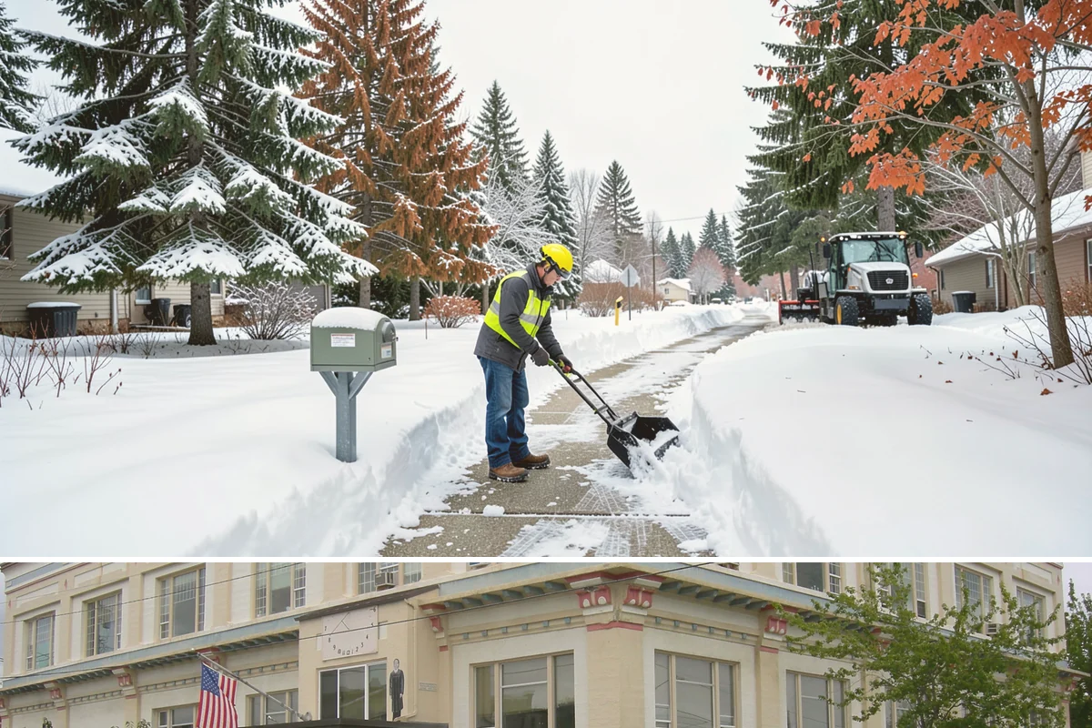 Condominium Parking Lot Snow Removal in Anacortes, Skagit County, WA - Condominium lots in the Puget Sound region see peak snow activity from mid-December through February during repeated freeze-thaw...