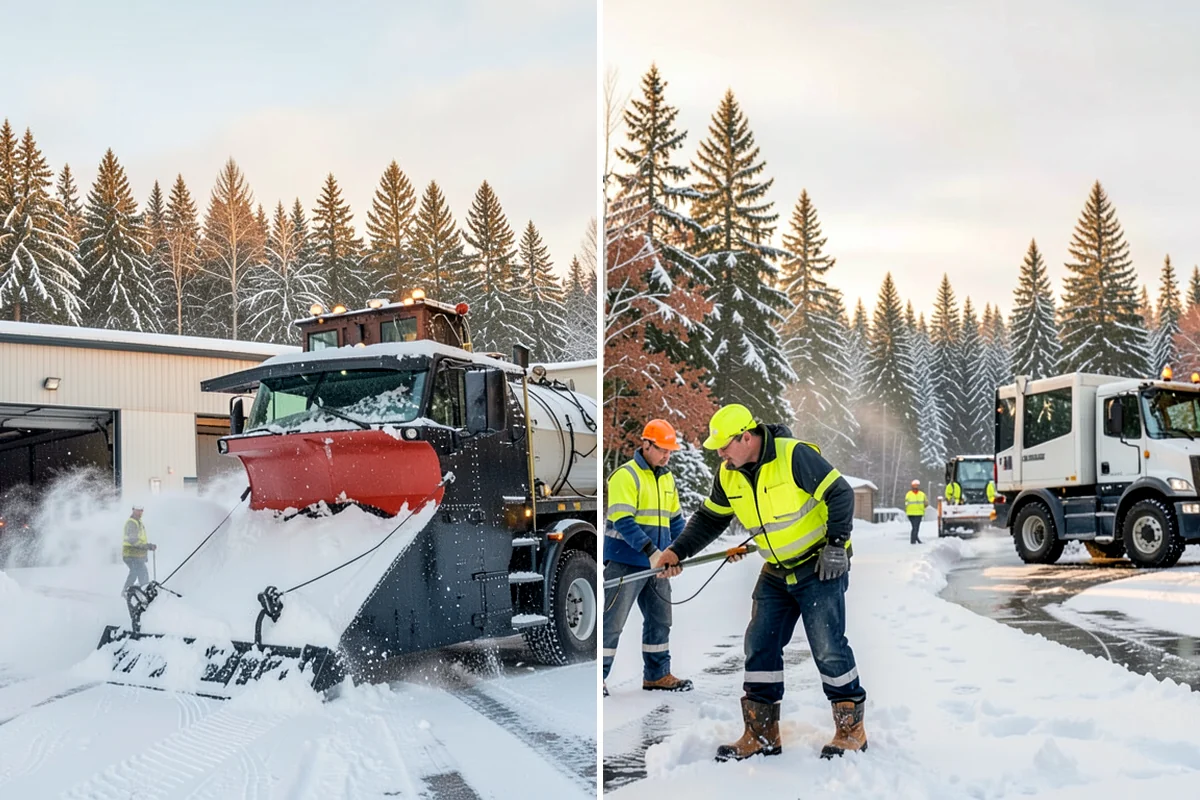 Condominium Parking Lot Snow Removal in Arlington, Snohomish County, WA - Inspect the lot, garage ramps, and interior pinch points with association contacts