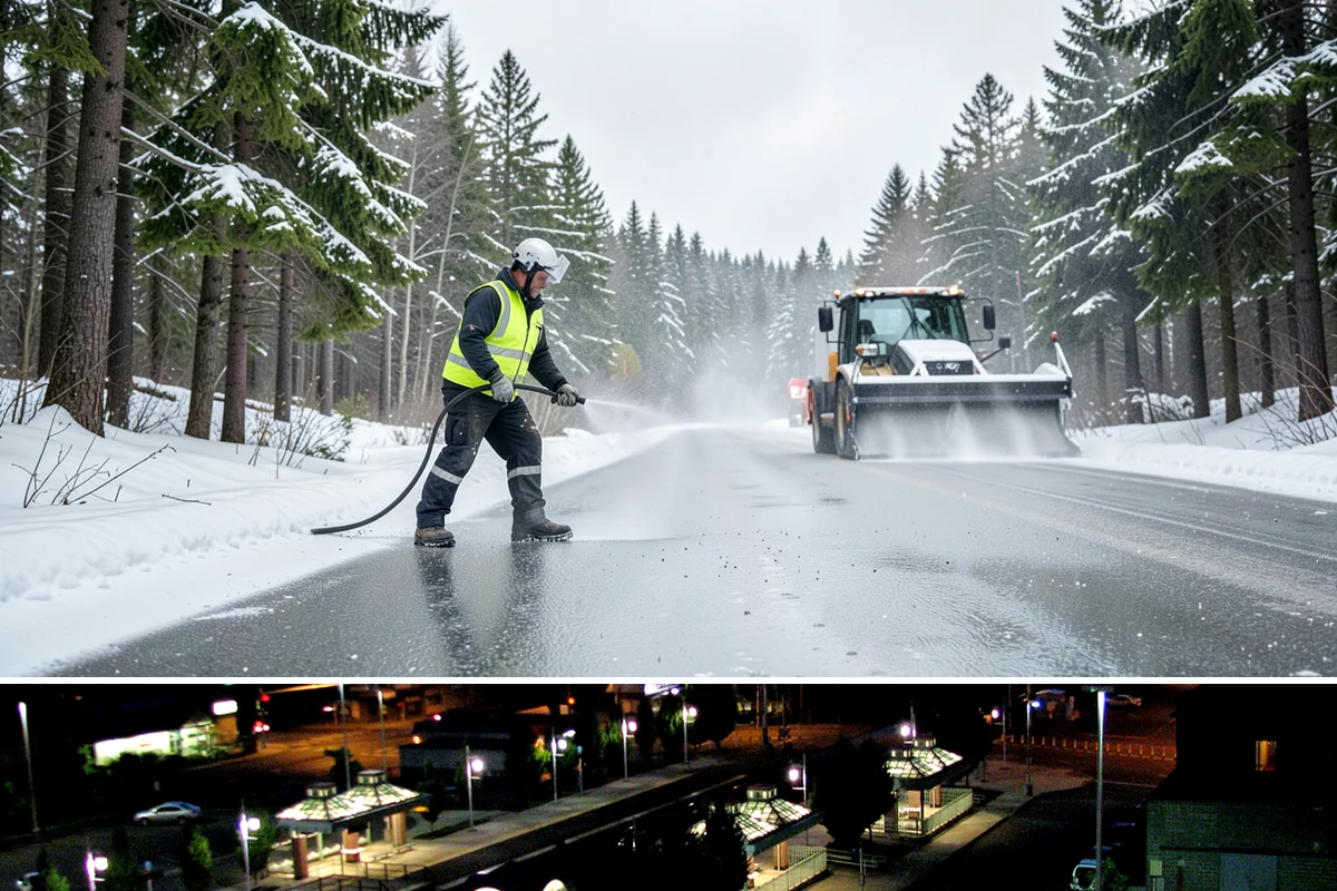 Condominium Parking Lot Snow Removal in Auburn, King County, WA - Condominium lots in the Puget Sound region see peak snow activity from mid-December through February during repeated freeze-thaw...