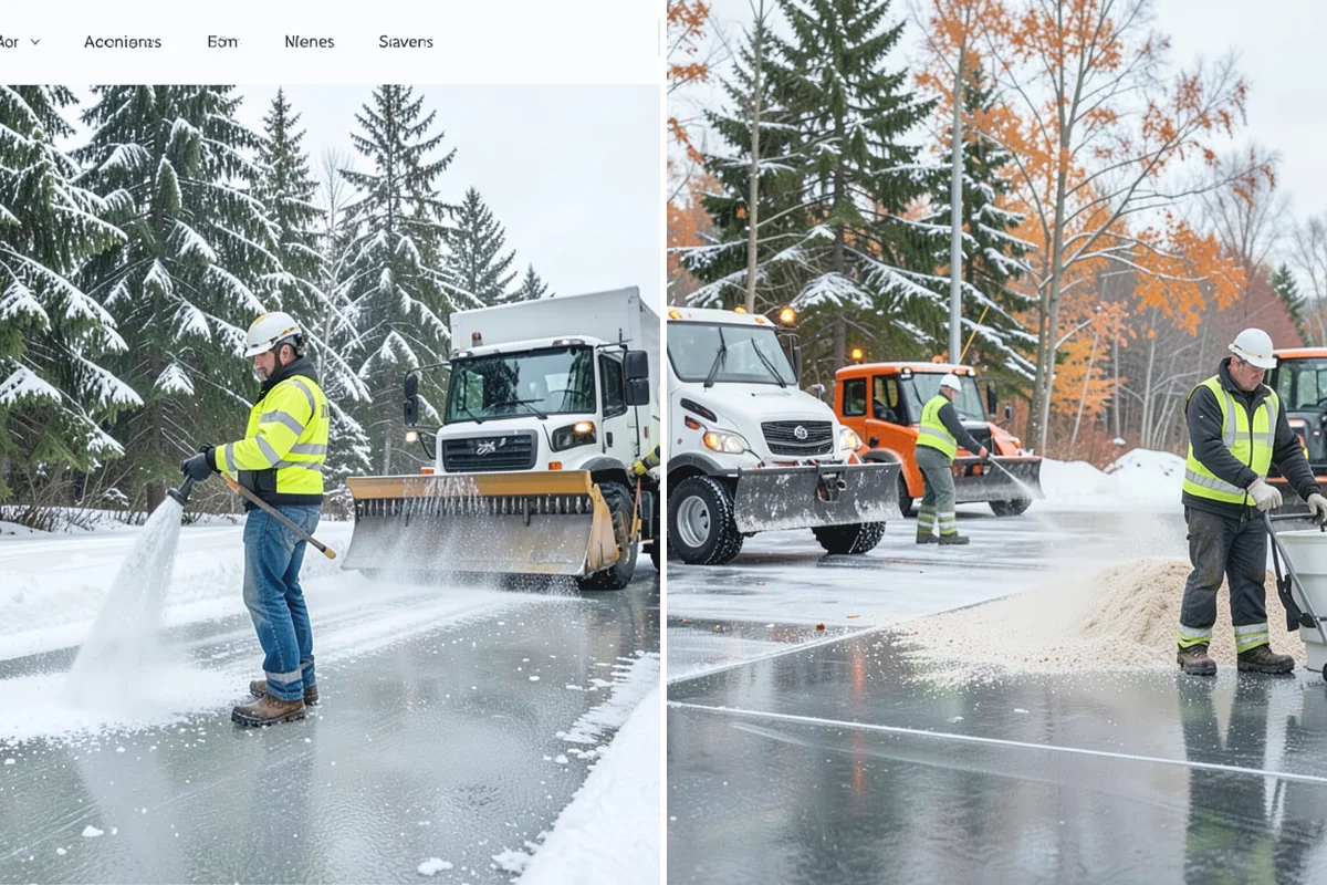 Condominium Parking Lot Snow Removal in Beaux Arts Village, King County, WA - Inspect the lot, garage ramps, and interior pinch points with association contacts
