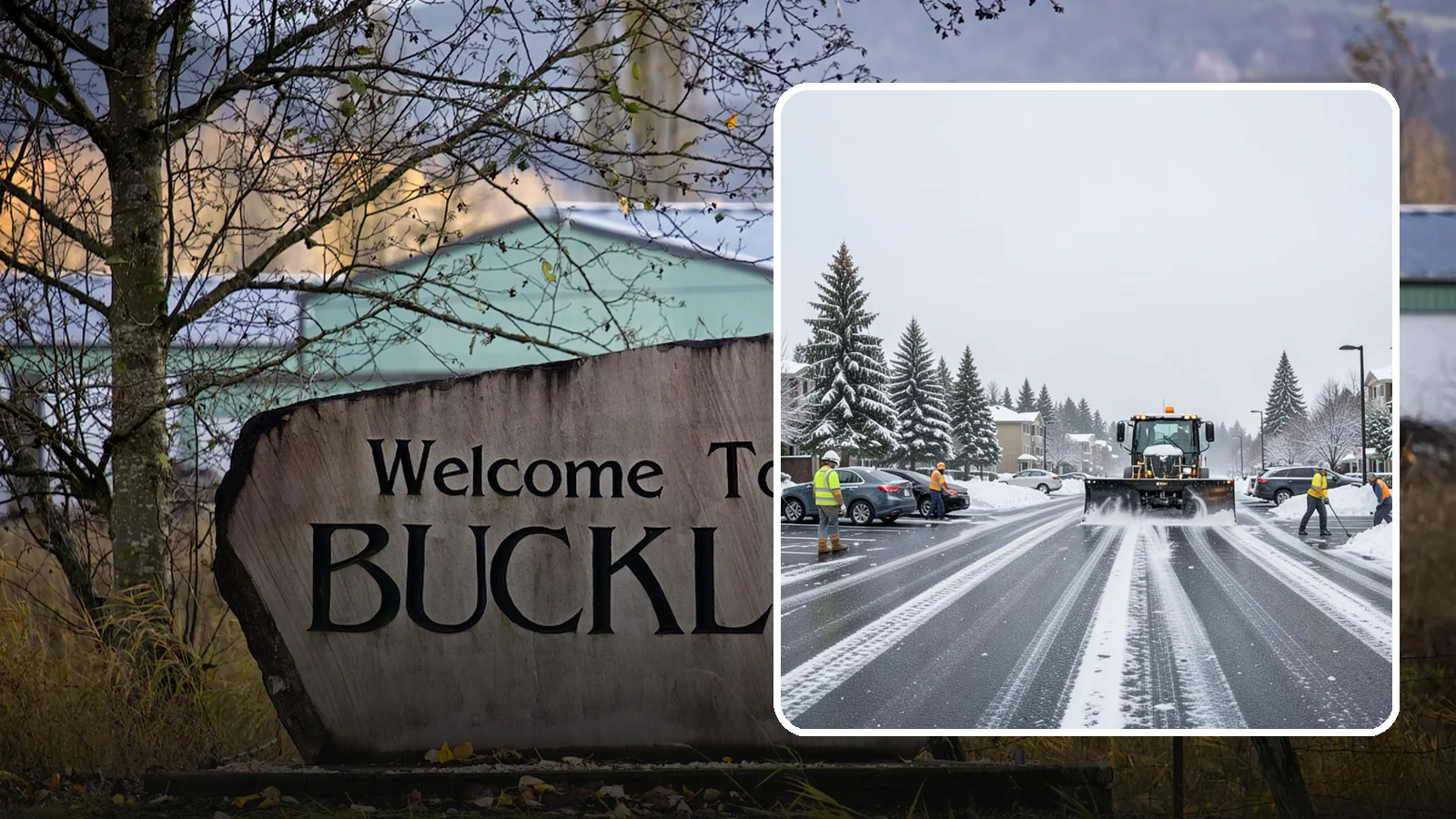Condominium Parking Lot Snow Removal in Buckley, Pierce County, WA - We keep condominium owner and guest lots clear so residents protect their own vehicles during Western Washington snow events.