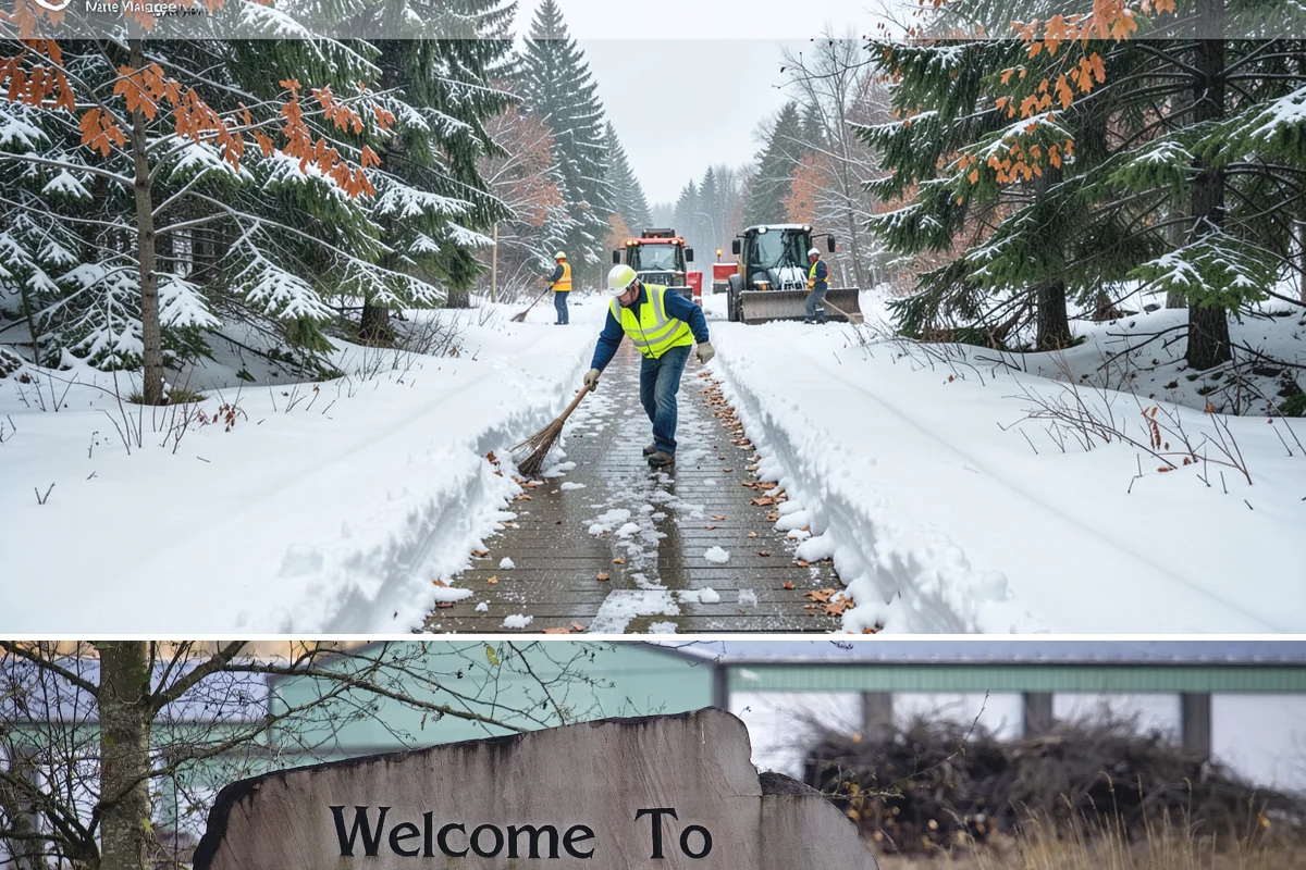 Condominium Parking Lot Snow Removal in Buckley, Pierce County, WA - Condominium lots in the Puget Sound region see peak snow activity from mid-December through February during repeated freeze-thaw...
