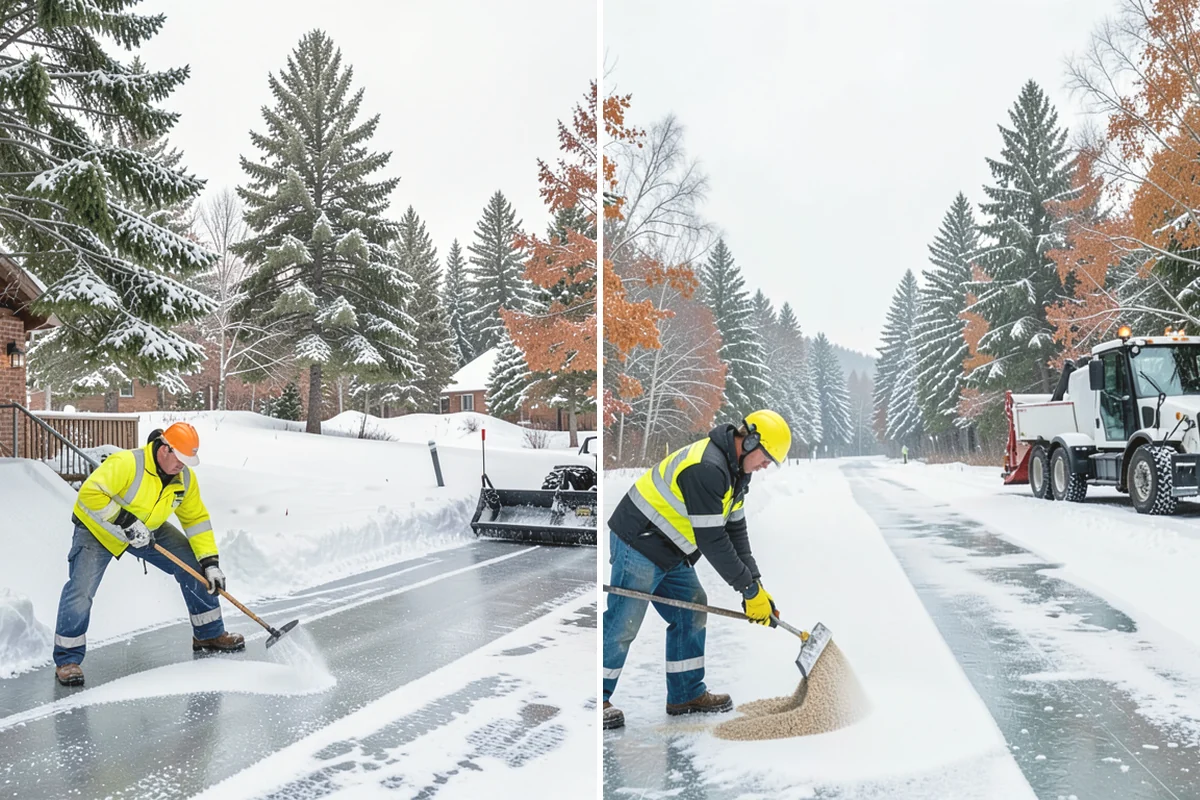 Condominium Parking Lot Snow Removal in Burien, King County, WA - Inspect the lot, garage ramps, and interior pinch points with association contacts