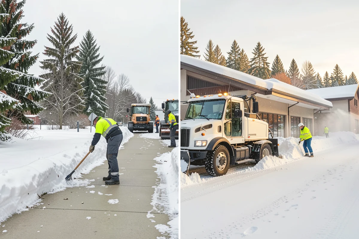 Condominium Parking Lot Snow Removal in Burlington, Skagit County, WA - Inspect the lot, garage ramps, and interior pinch points with association contacts