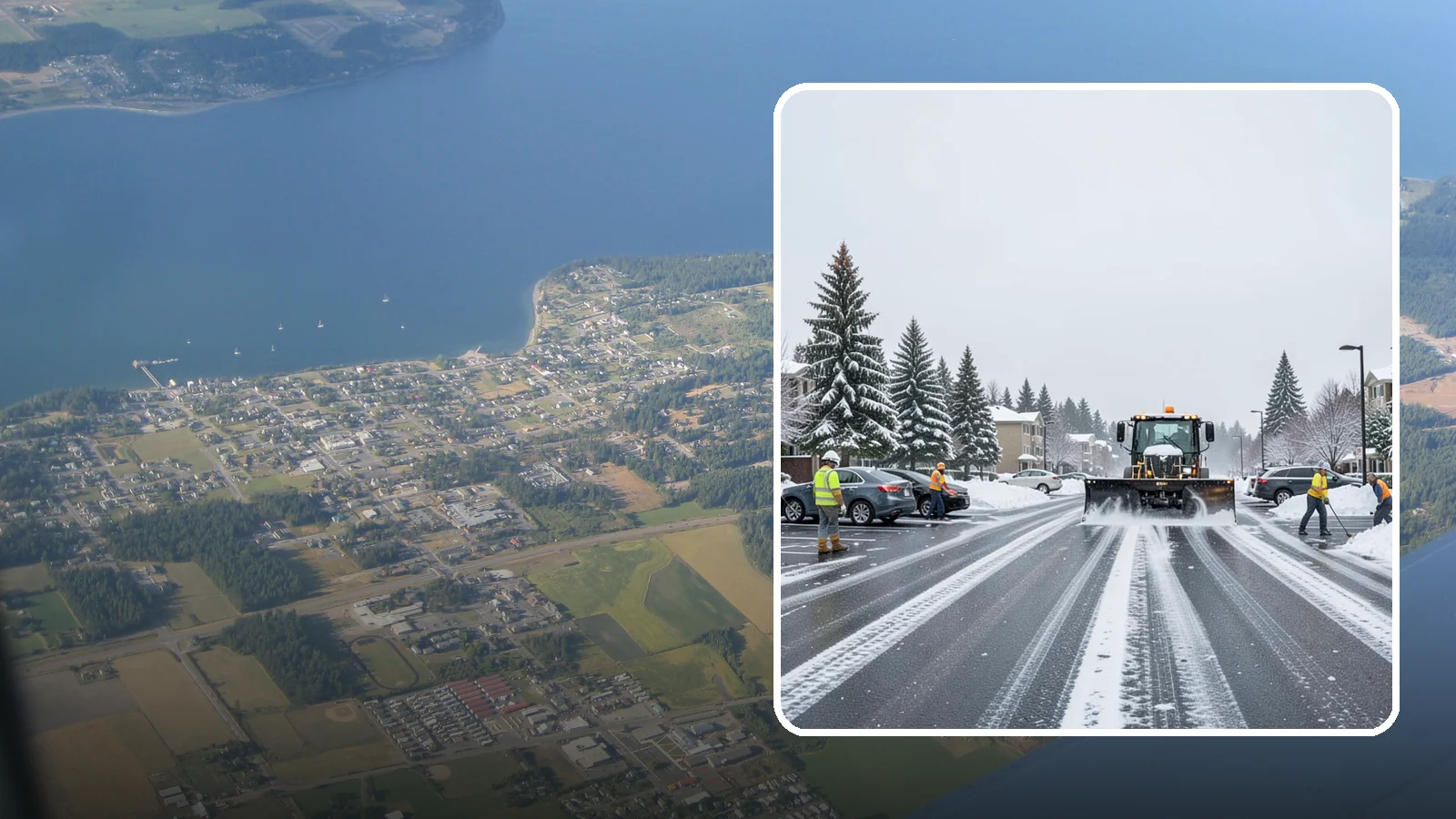 Condominium Parking Lot Snow Removal in Coupeville, Island County, WA - We keep condominium owner and guest lots clear so residents protect their own vehicles during Western Washington snow events.