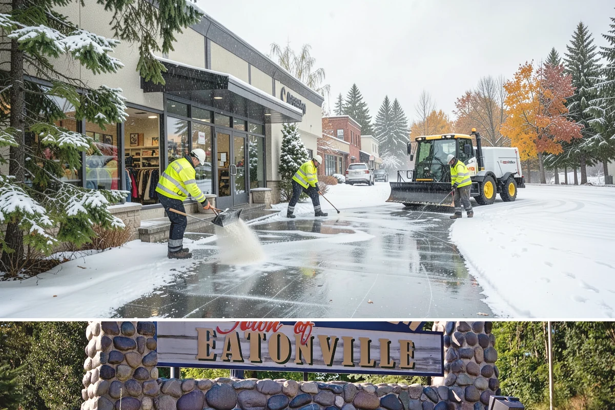 Condominium Parking Lot Snow Removal in Eatonville, Pierce County, WA - Condominium lots in the Puget Sound region see peak snow activity from mid-December through February during repeated freeze-thaw...