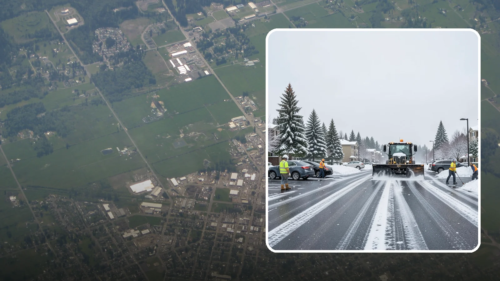Condominium Parking Lot Snow Removal in Enumclaw, King County, WA - We keep condominium owner and guest lots clear so residents protect their own vehicles during Western Washington snow events.