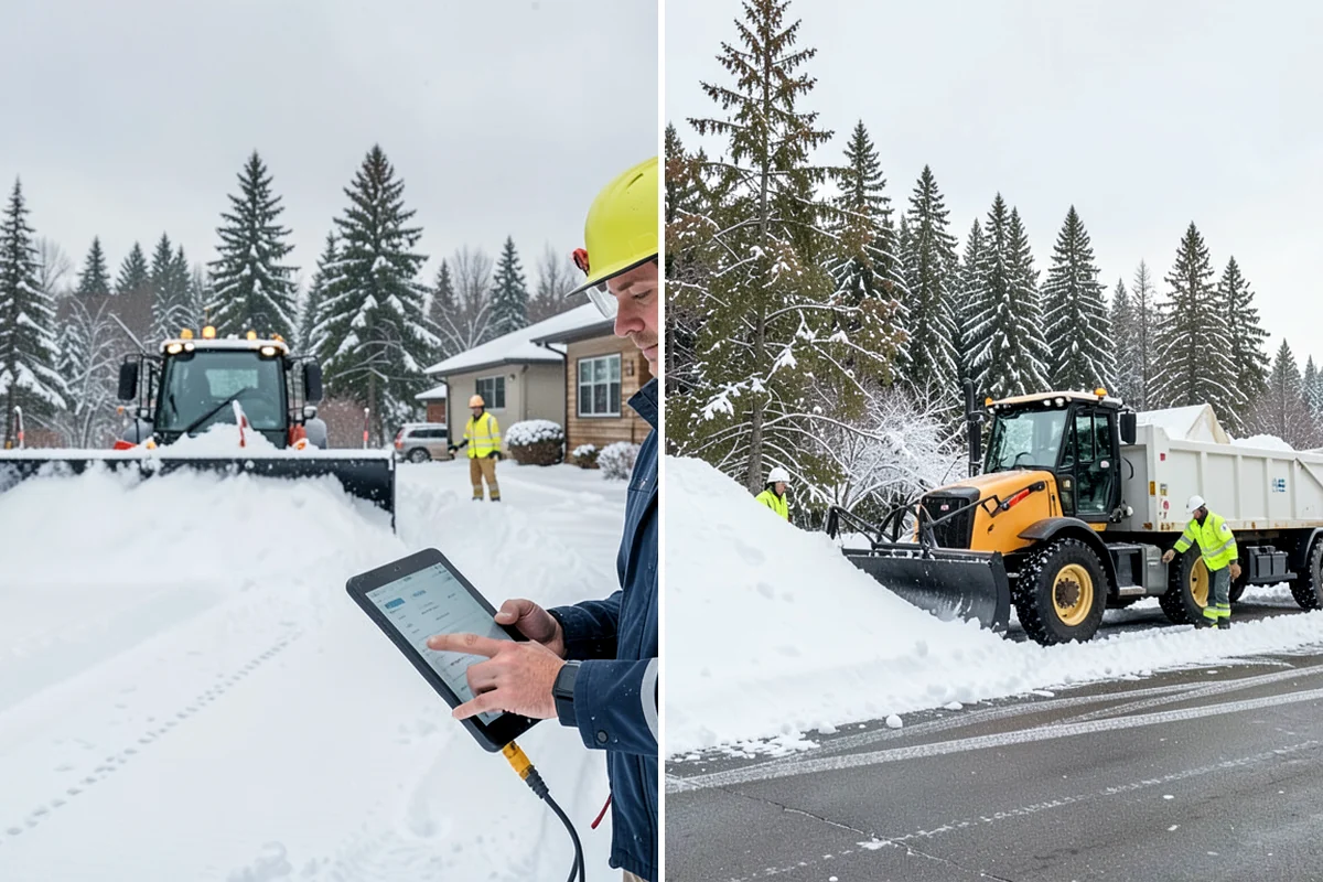 Condominium Parking Lot Snow Removal in Federal Way, King County, WA - Inspect the lot, garage ramps, and interior pinch points with association contacts
