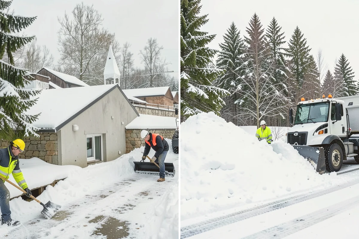 Condominium Parking Lot Snow Removal in Fife, Pierce County, WA - Inspect the lot, garage ramps, and interior pinch points with association contacts