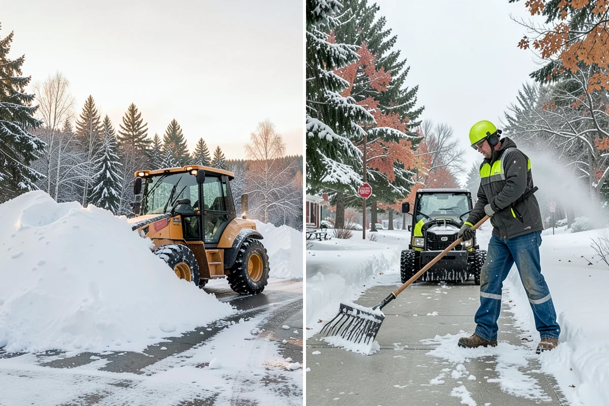 Condominium Parking Lot Snow Removal in Gig Harbor, Pierce County, WA - Inspect the lot, garage ramps, and interior pinch points with association contacts
