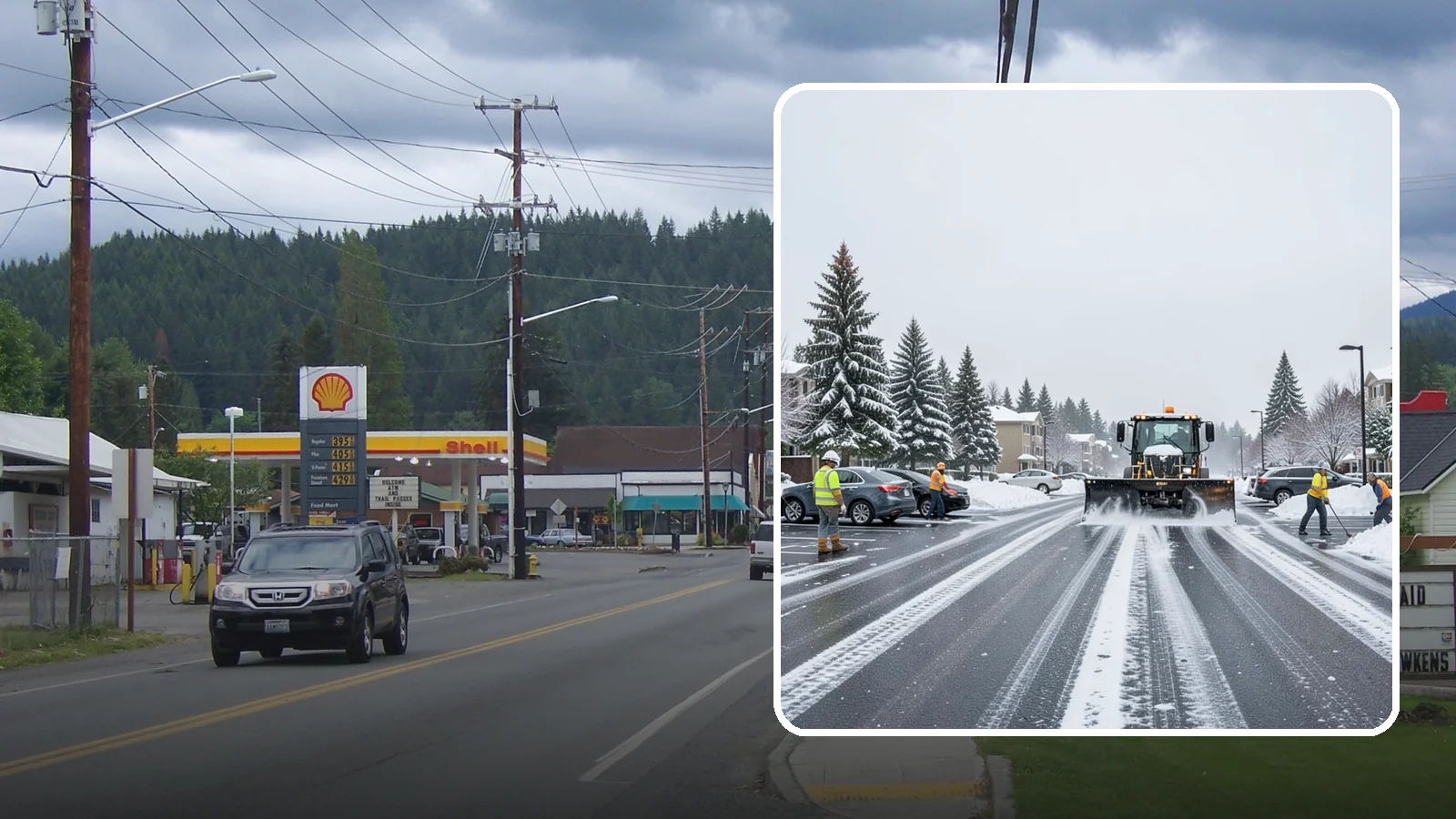 Condominium Parking Lot Snow Removal in Granite Falls, Snohomish County, WA - We keep condominium owner and guest lots clear so residents protect their own vehicles during Western Washington snow events.