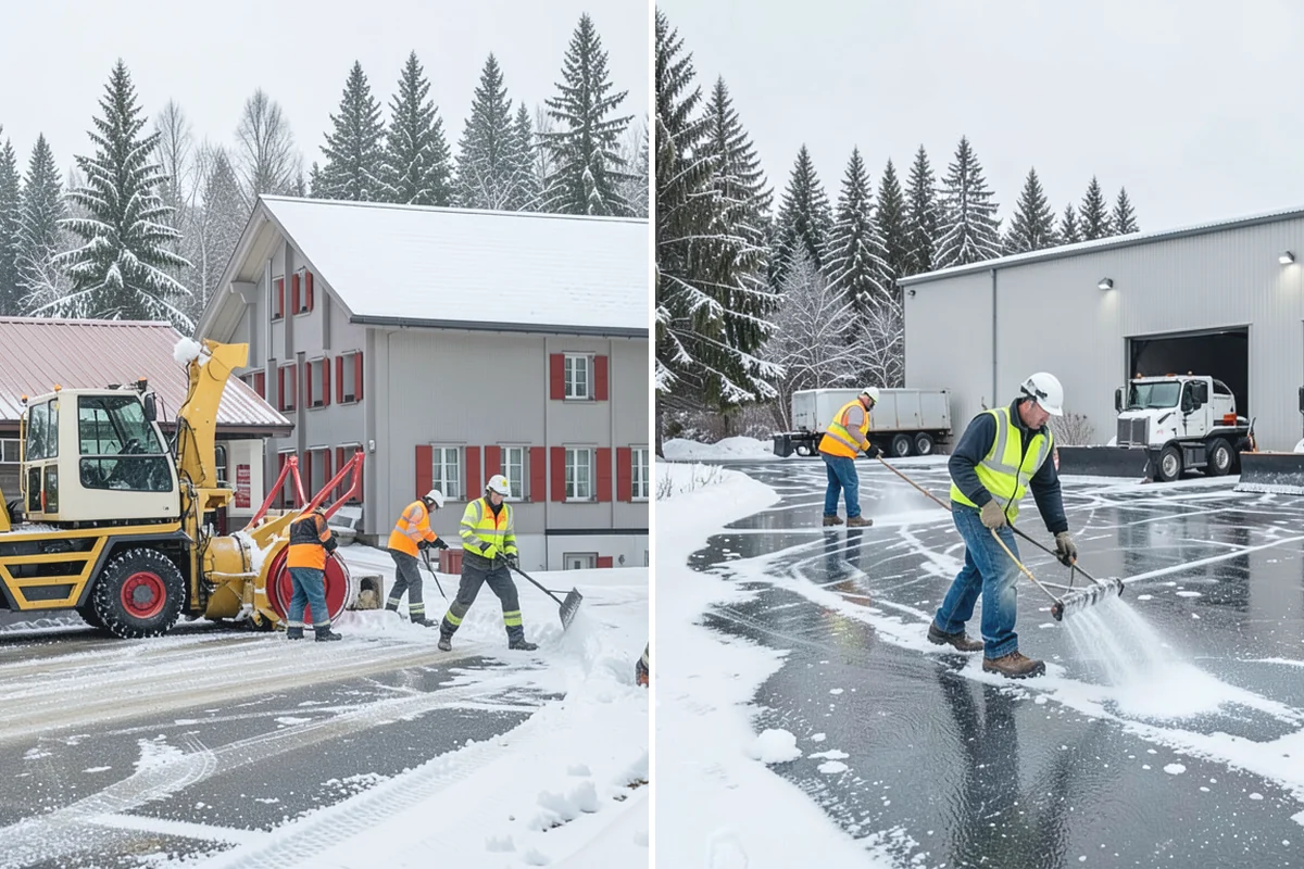 Condominium Parking Lot Snow Removal in Granite Falls, Snohomish County, WA - Inspect the lot, garage ramps, and interior pinch points with association contacts