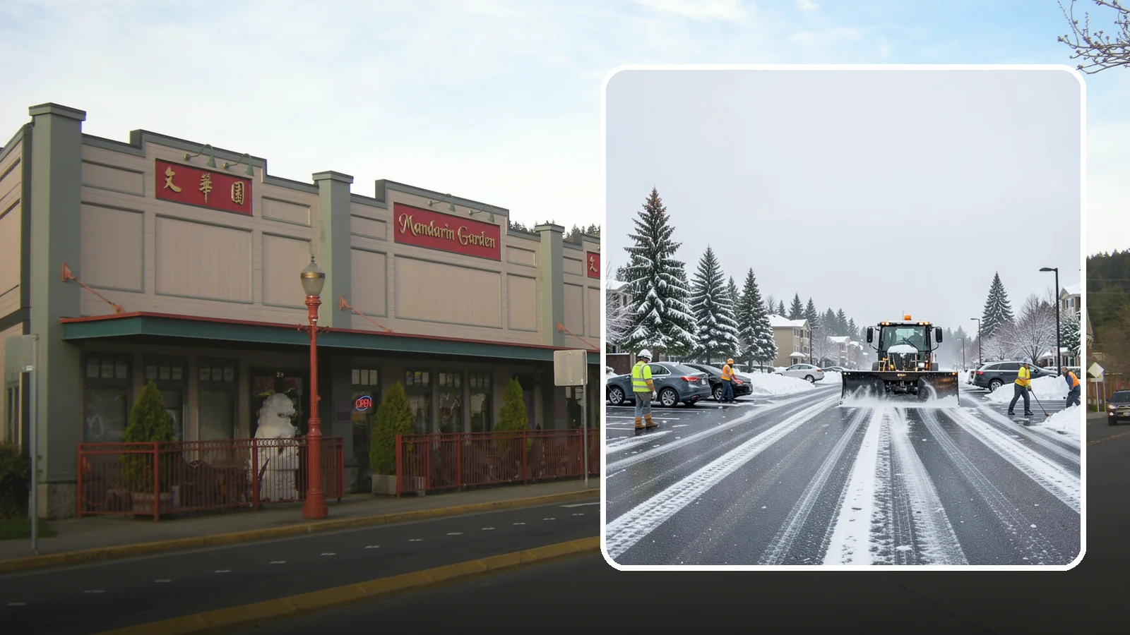 Condominium Parking Lot Snow Removal in Issaquah, King County, WA - We keep condominium owner and guest lots clear so residents protect their own vehicles during Western Washington snow events.