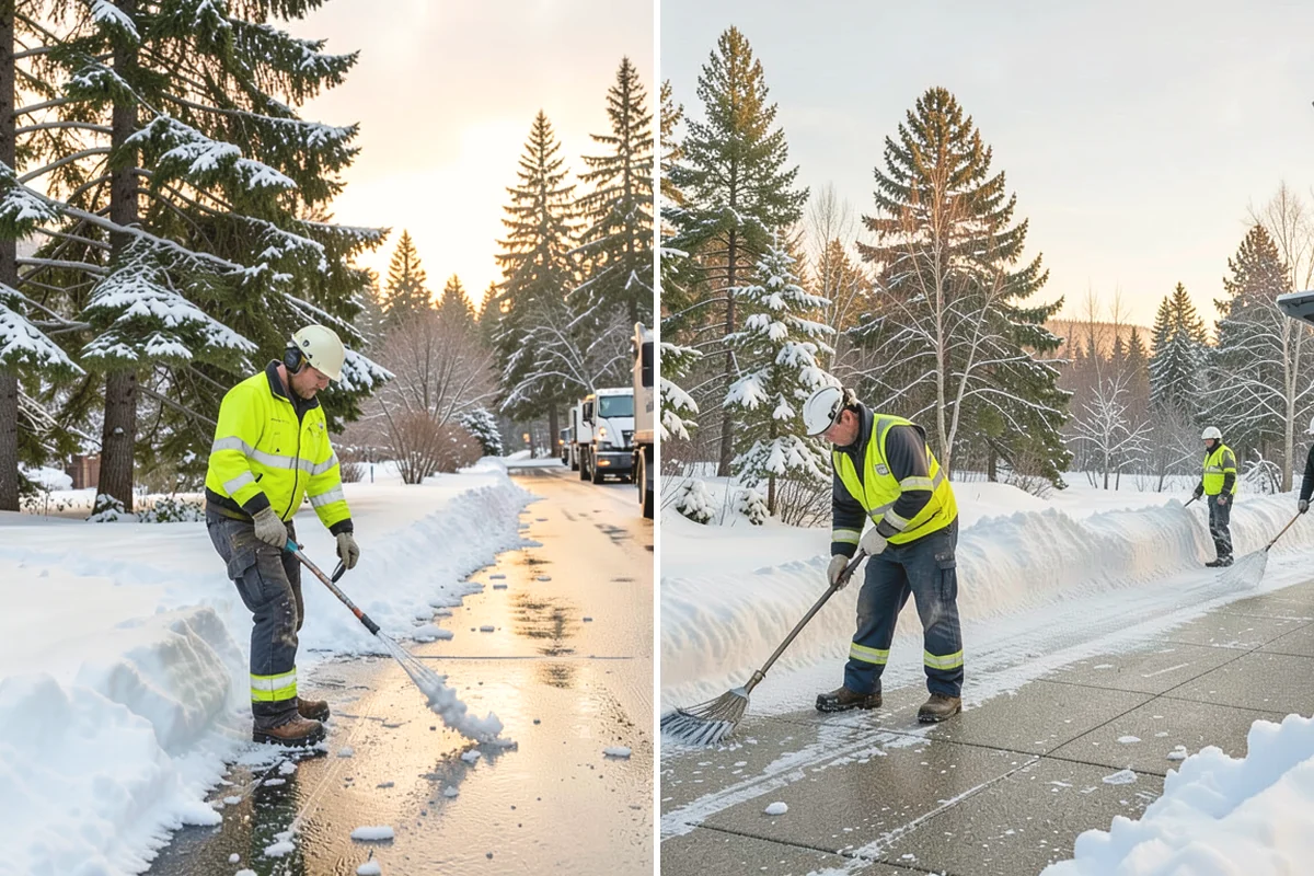 Condominium Parking Lot Snow Removal in Issaquah, King County, WA - Inspect the lot, garage ramps, and interior pinch points with association contacts