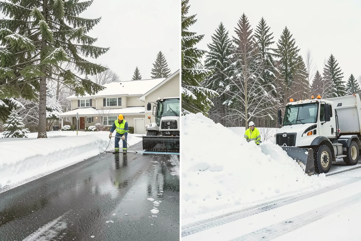Condominium Parking Lot Snow Removal in Kirkland, King County, WA - Inspect the lot, garage ramps, and interior pinch points with association contacts