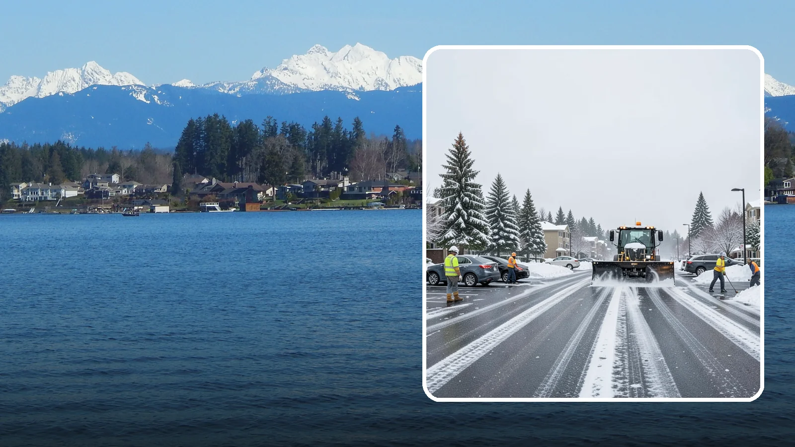 Condominium Parking Lot Snow Removal in Lake Stevens, Snohomish County, WA - We keep condominium owner and guest lots clear so residents protect their own vehicles during Western Washington snow events.