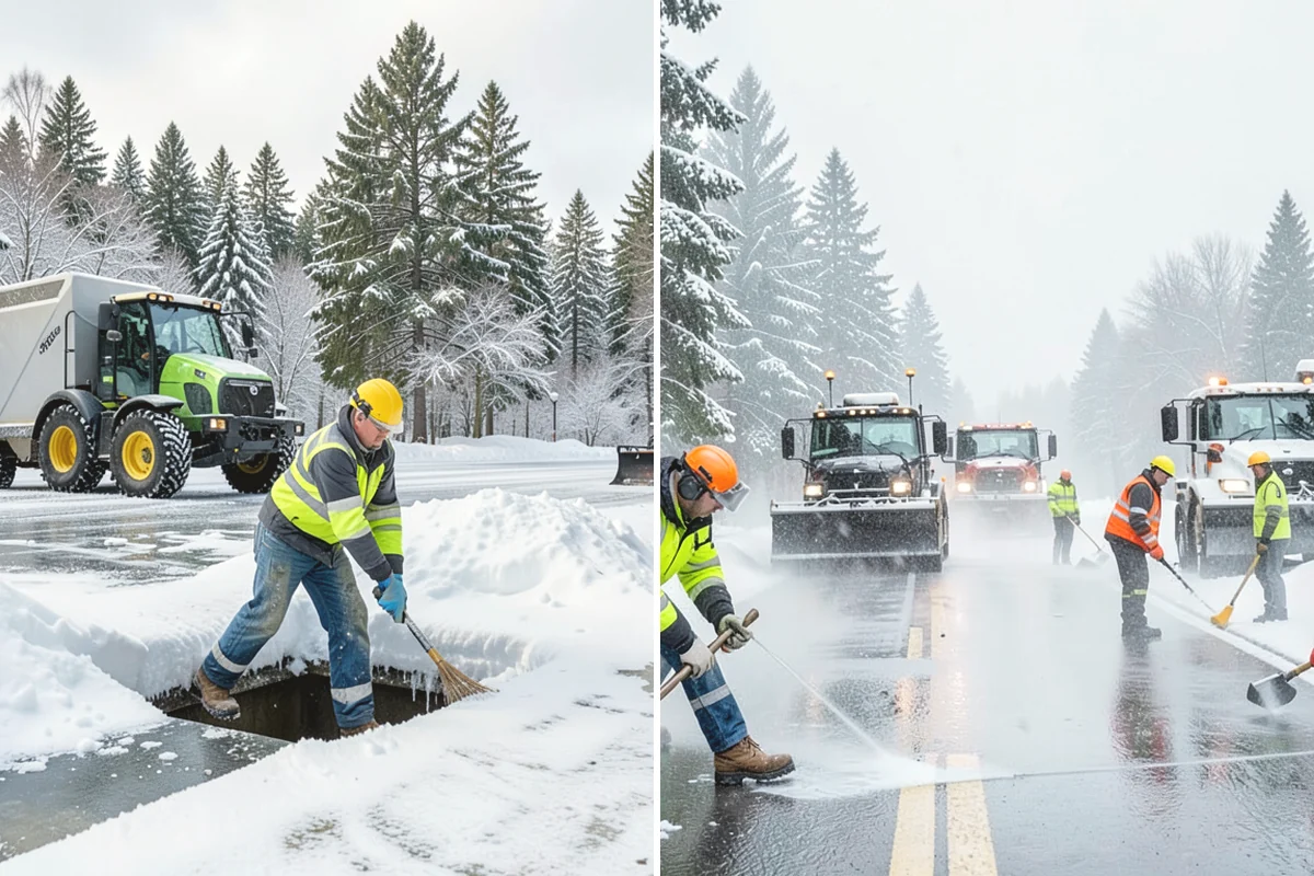 Condominium Parking Lot Snow Removal in Lake Stevens, Snohomish County, WA - Inspect the lot, garage ramps, and interior pinch points with association contacts