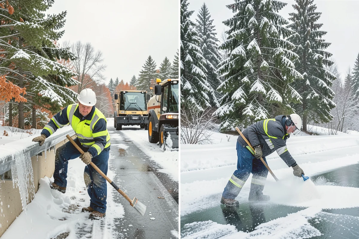 Condominium Parking Lot Snow Removal in Lynnwood, Snohomish County, WA - Inspect the lot, garage ramps, and interior pinch points with association contacts