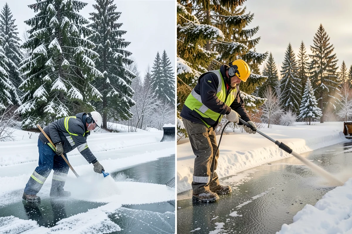 Condominium Parking Lot Snow Removal in Maple Valley, King County, WA - Inspect the lot, garage ramps, and interior pinch points with association contacts