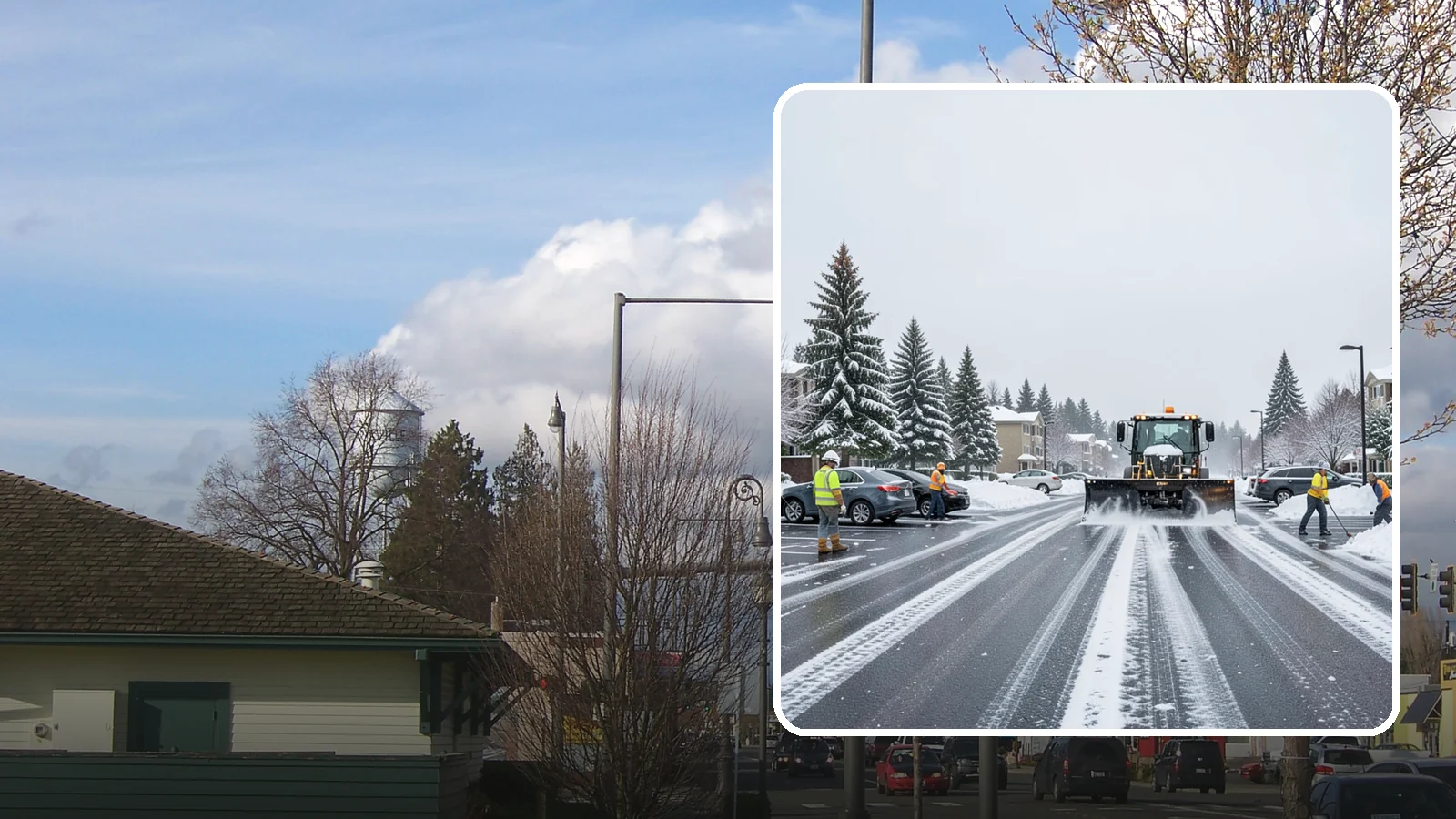 Condominium Parking Lot Snow Removal in Marysville, Snohomish County, WA - We keep condominium owner and guest lots clear so residents protect their own vehicles during Western Washington snow events.