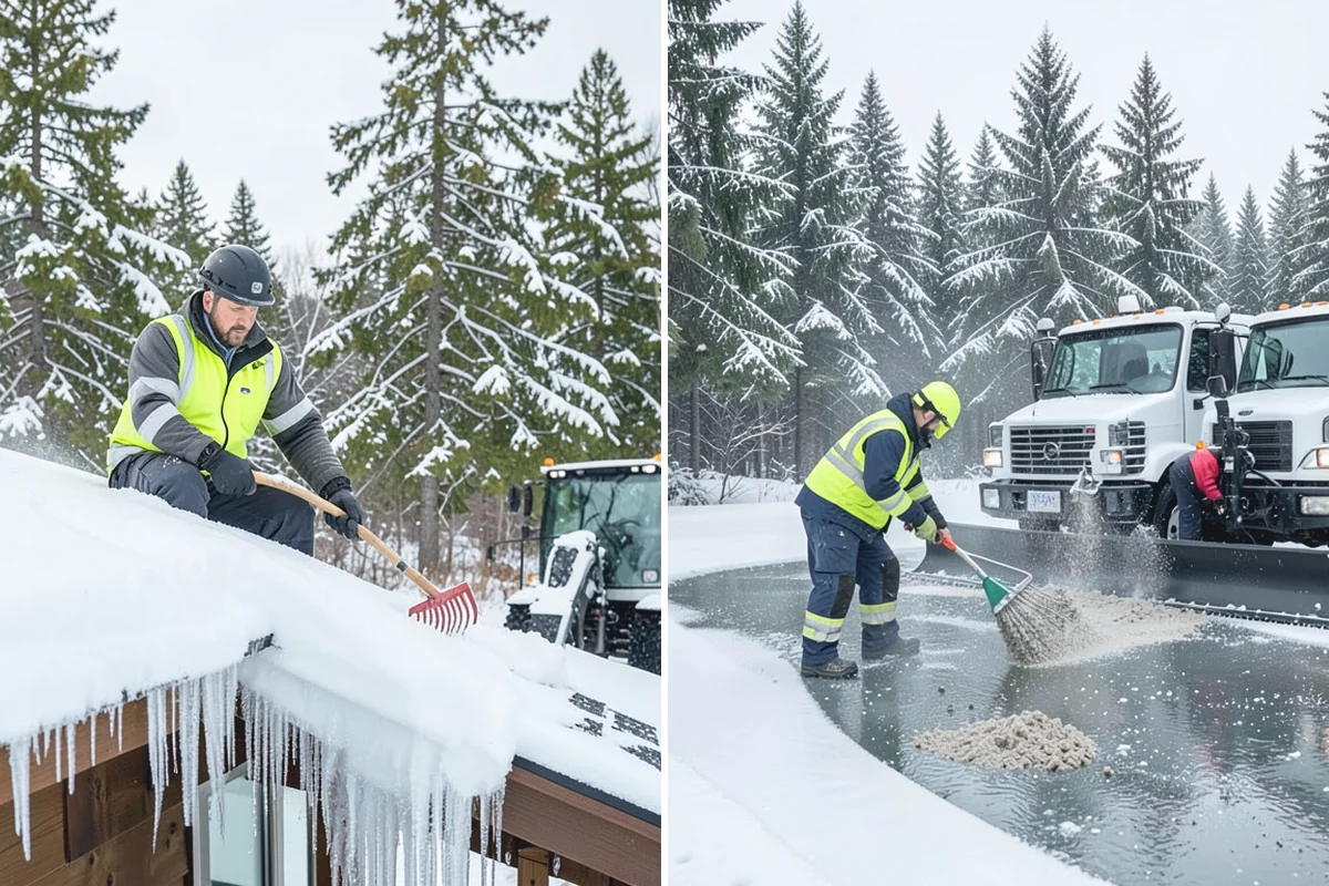 Condominium Parking Lot Snow Removal in Marysville, Snohomish County, WA - Inspect the lot, garage ramps, and interior pinch points with association contacts