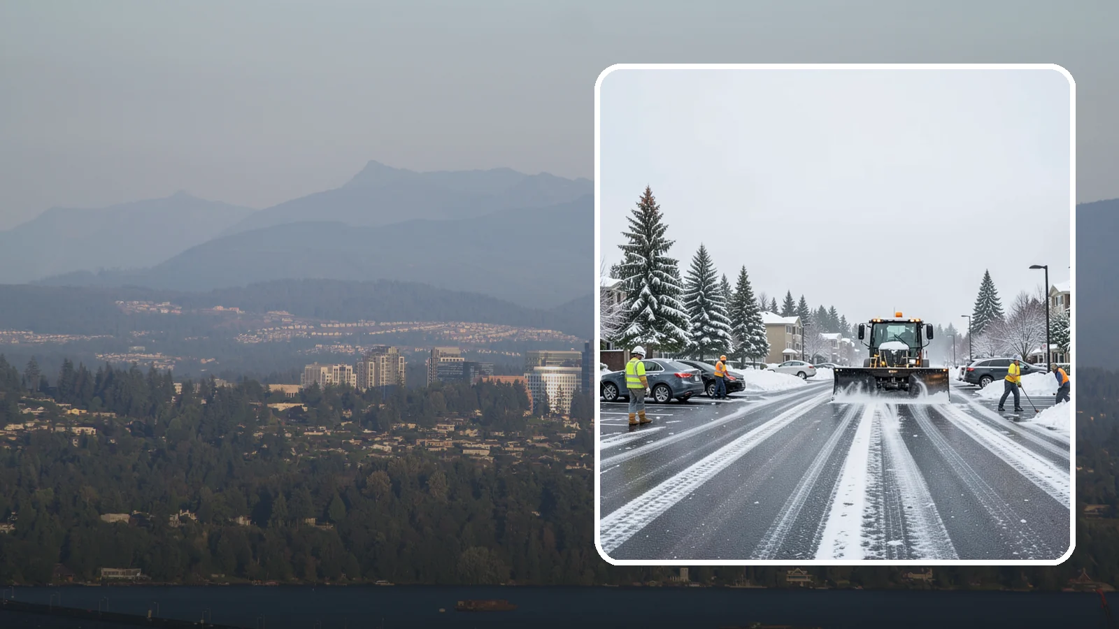 Condominium Parking Lot Snow Removal in Medina, King County, WA - We keep condominium owner and guest lots clear so residents protect their own vehicles during Western Washington snow events.
