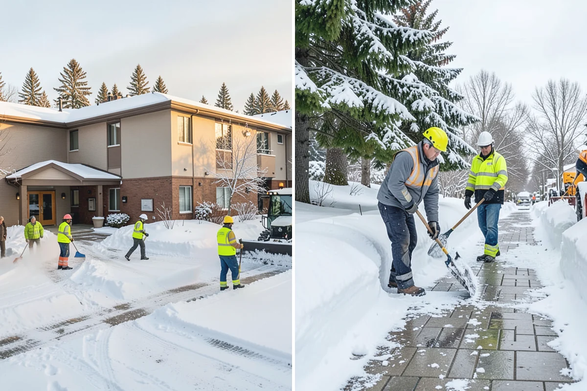 Condominium Parking Lot Snow Removal in Medina, King County, WA - Inspect the lot, garage ramps, and interior pinch points with association contacts