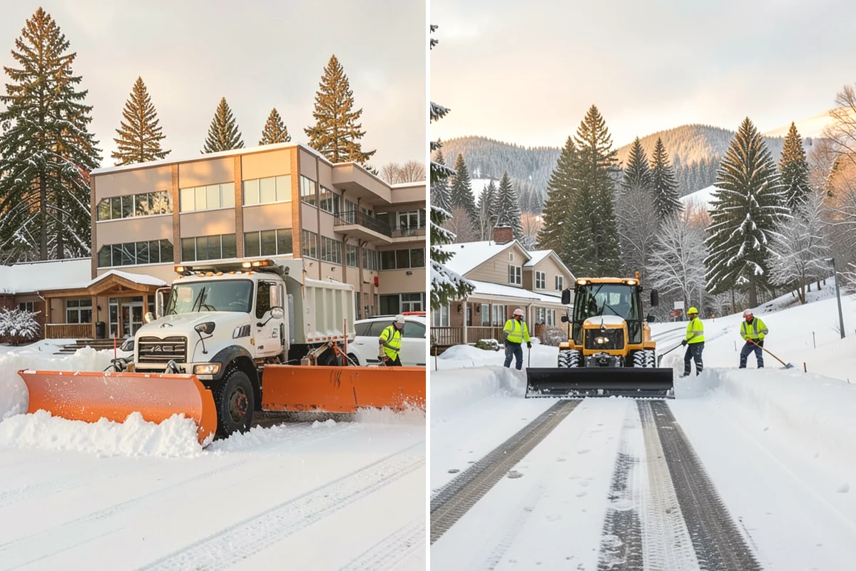 Condominium Parking Lot Snow Removal in Mercer Island, King County, WA - Inspect the lot, garage ramps, and interior pinch points with association contacts