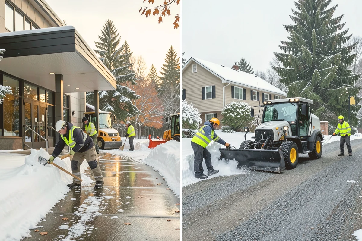 Condominium Parking Lot Snow Removal in Milton, King County, WA - Inspect the lot, garage ramps, and interior pinch points with association contacts
