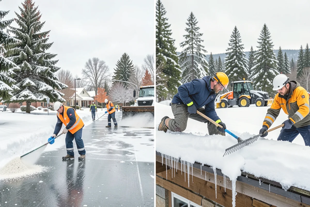 Condominium Parking Lot Snow Removal in Monroe, Snohomish County, WA - Inspect the lot, garage ramps, and interior pinch points with association contacts
