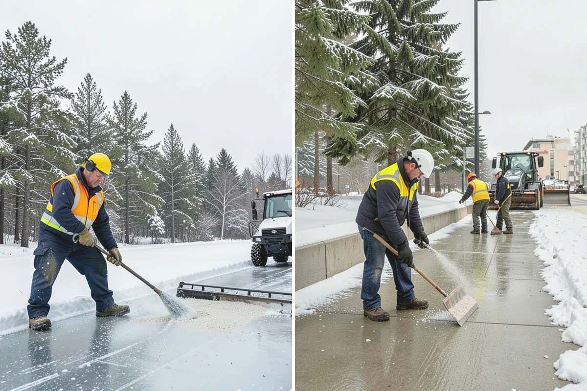 Condominium Parking Lot Snow Removal in North Bend, King County, WA - Inspect the lot, garage ramps, and interior pinch points with association contacts