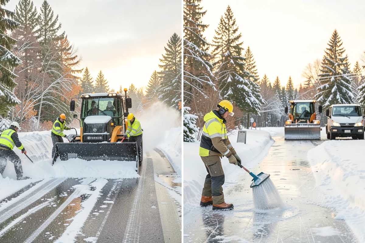 Condominium Parking Lot Snow Removal in Oak Harbor, Island County, WA - Inspect the lot, garage ramps, and interior pinch points with association contacts