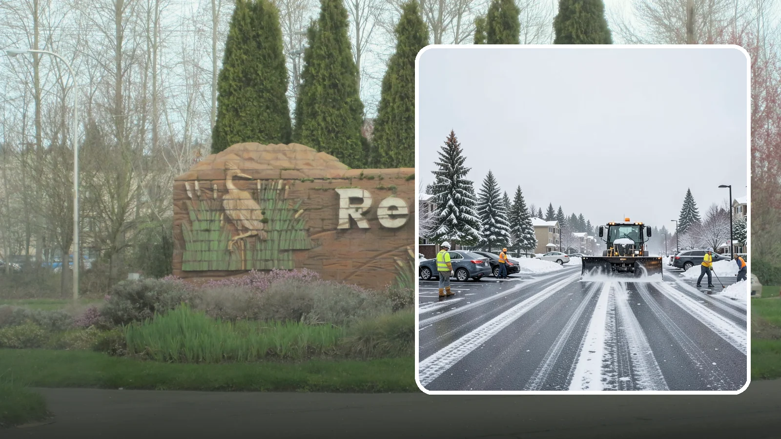 Condominium Parking Lot Snow Removal in Renton, King County, WA - We keep condominium owner and guest lots clear so residents protect their own vehicles during Western Washington snow events.