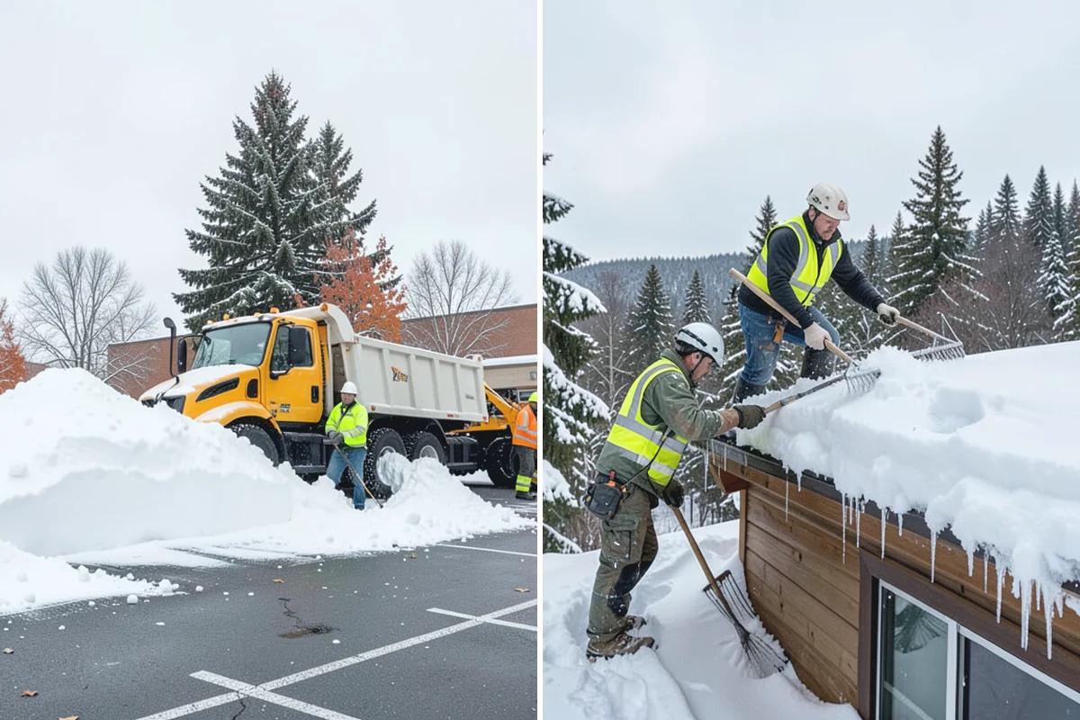 Condominium Parking Lot Snow Removal in Renton, King County, WA - Inspect the lot, garage ramps, and interior pinch points with association contacts