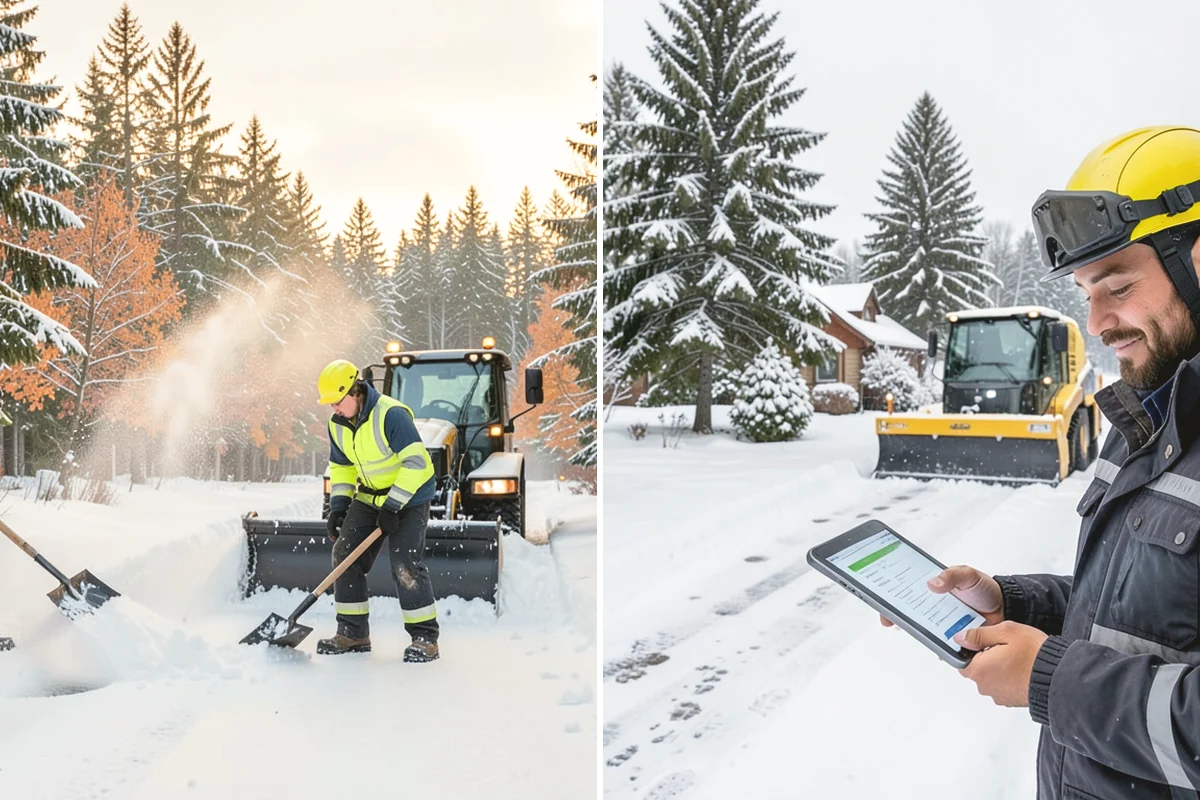 Condominium Parking Lot Snow Removal in Ruston, Pierce County, WA - Inspect the lot, garage ramps, and interior pinch points with association contacts