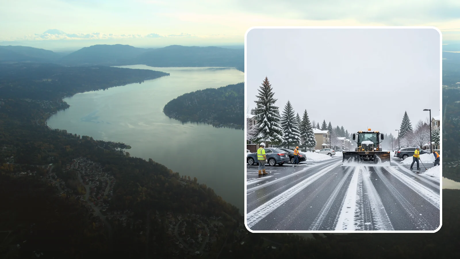 Condominium Parking Lot Snow Removal in Sammamish, King County, WA - We keep condominium owner and guest lots clear so residents protect their own vehicles during Western Washington snow events.