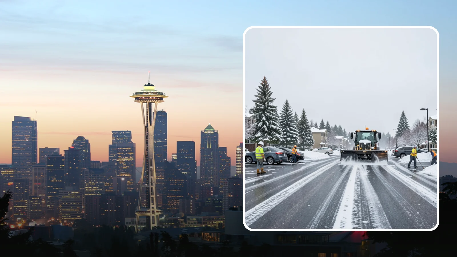 Condominium Parking Lot Snow Removal in Seattle, King County, WA - We keep condominium owner and guest lots clear so residents protect their own vehicles during Western Washington snow events.