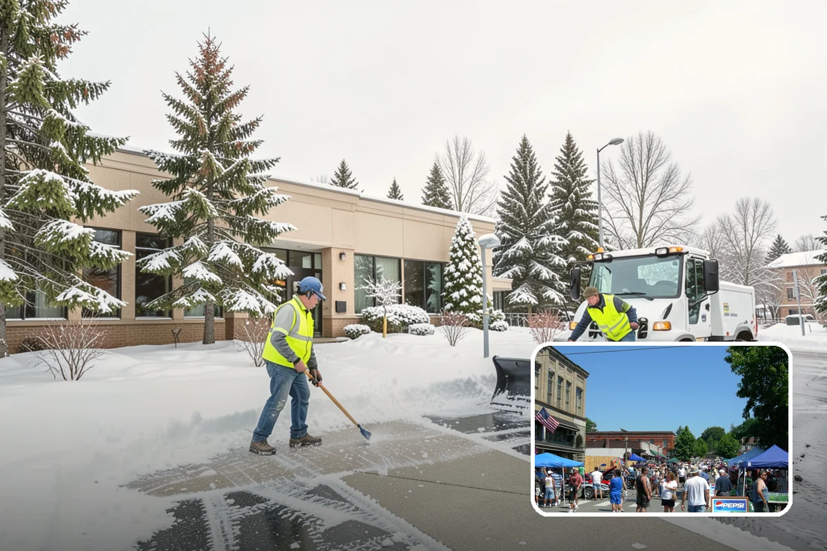 Condominium Parking Lot Snow Removal in Snohomish, Snohomish County, WA - Owner and guest stalls are cleared without residents shoveling their own spaces