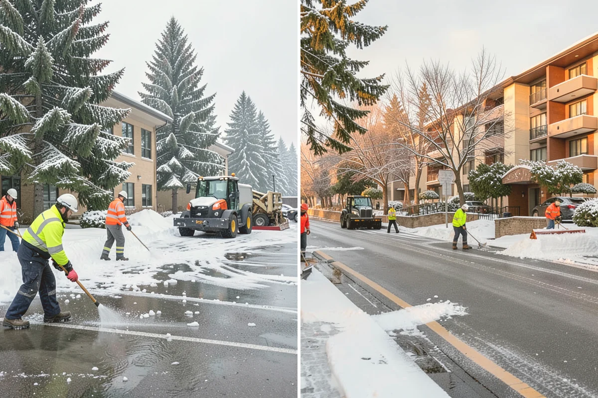 Condominium Parking Lot Snow Removal in Snohomish, Snohomish County, WA - Inspect the lot, garage ramps, and interior pinch points with association contacts